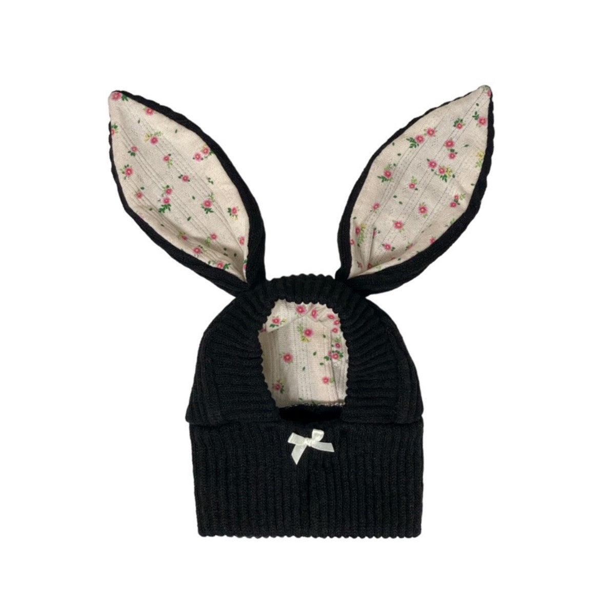 Knit Rabbit Ears Beanie | Three Colourways