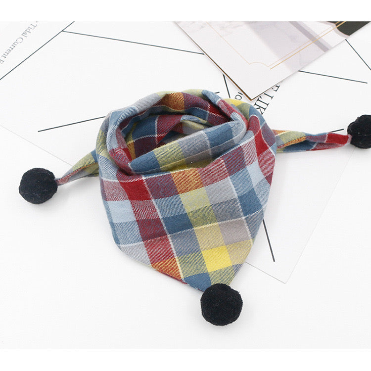 Triangular Tartan Scarves | Five Colourways