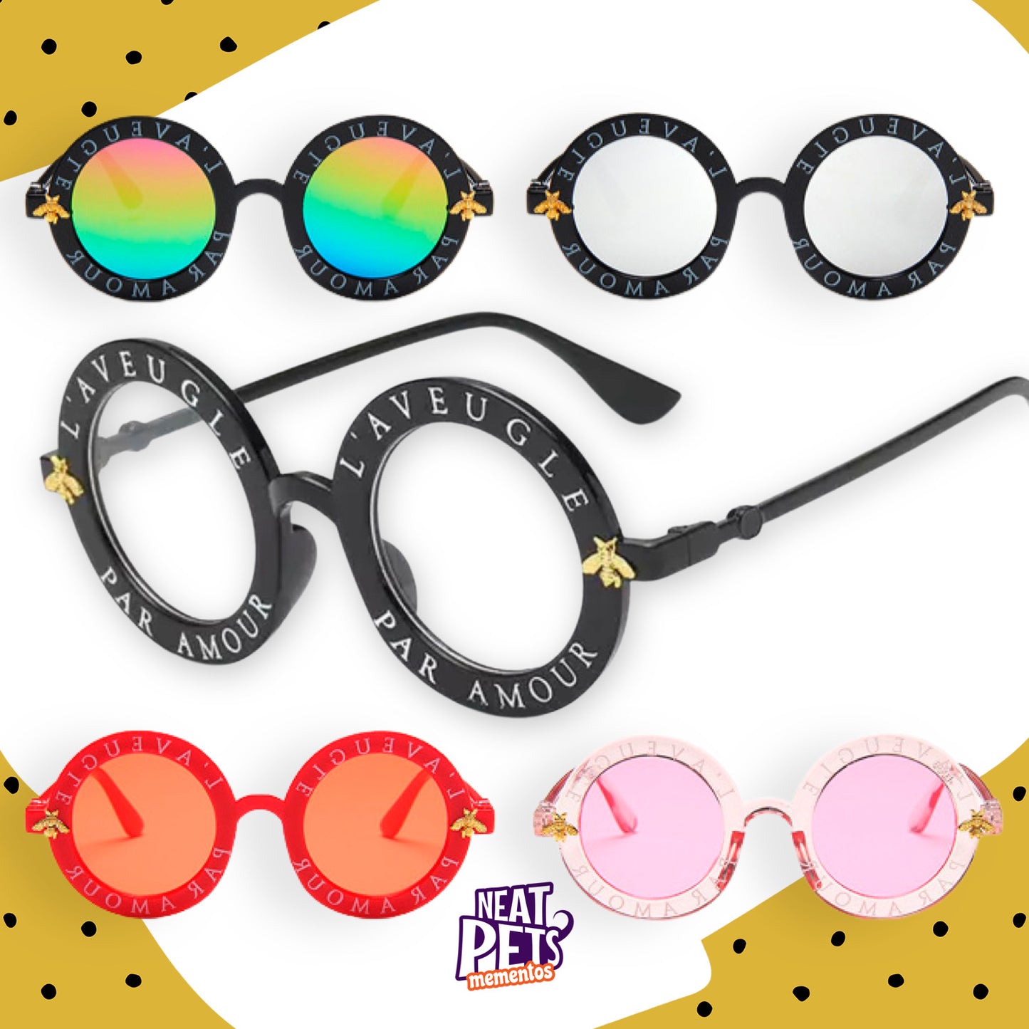 BEEautiful You Shades | Pet Sunglasses