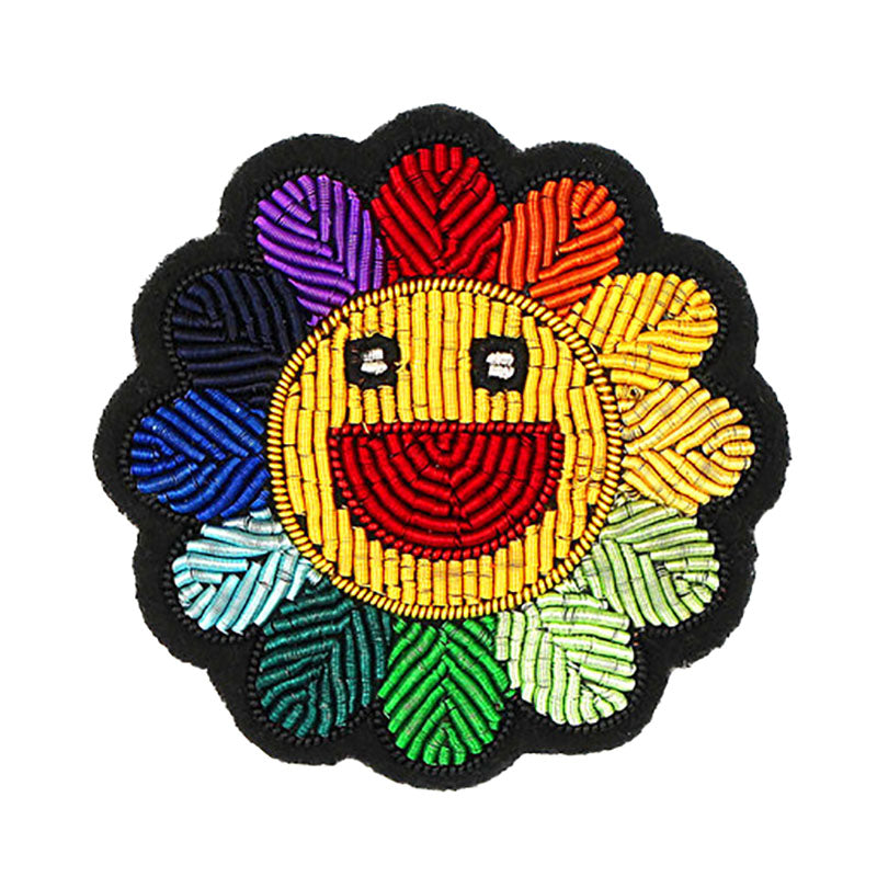 Rainbow Sunflower | Fashion Badge Pins