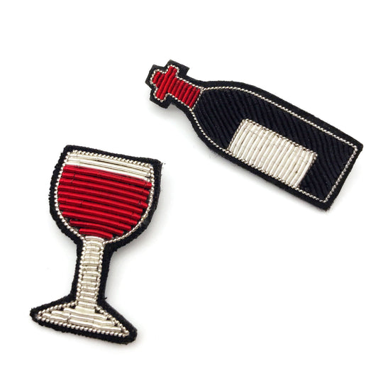 Red Wine and Chill | Fashion Badge Pins