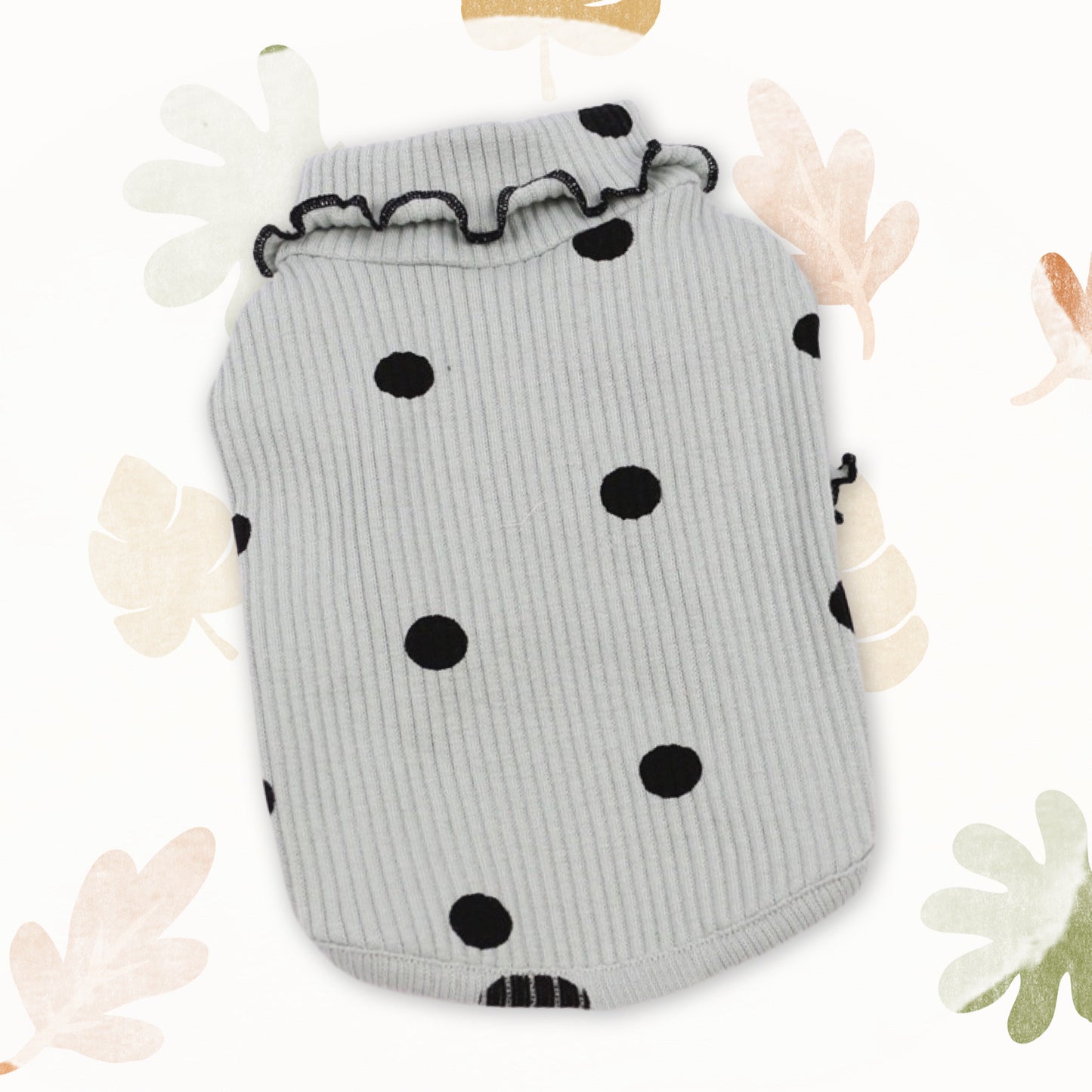 Polka Dots Turtleneck Top | Four Colour-ways
