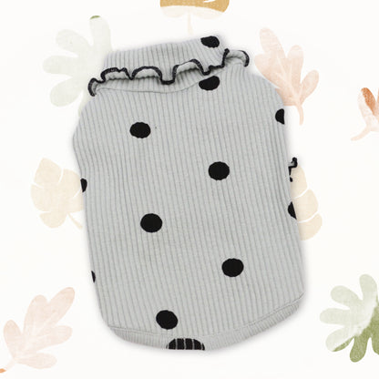 Polka Dots Turtleneck Top | Four Colour-ways