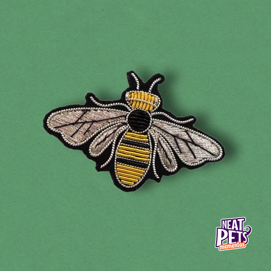 Bee Fashion Badge Pin | Neat Pets Mementos