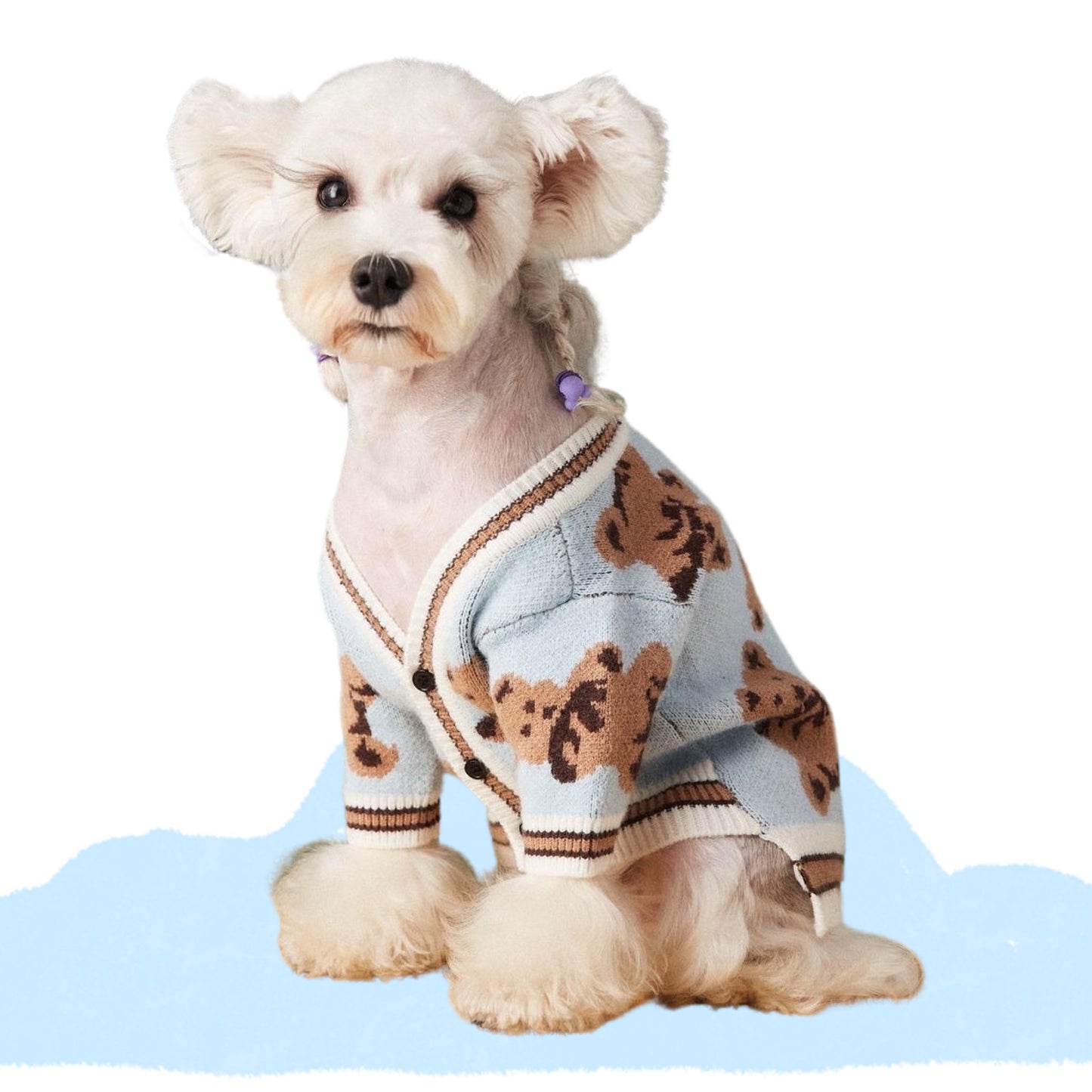 Teddy Bears Cardigan | Two Colour-ways