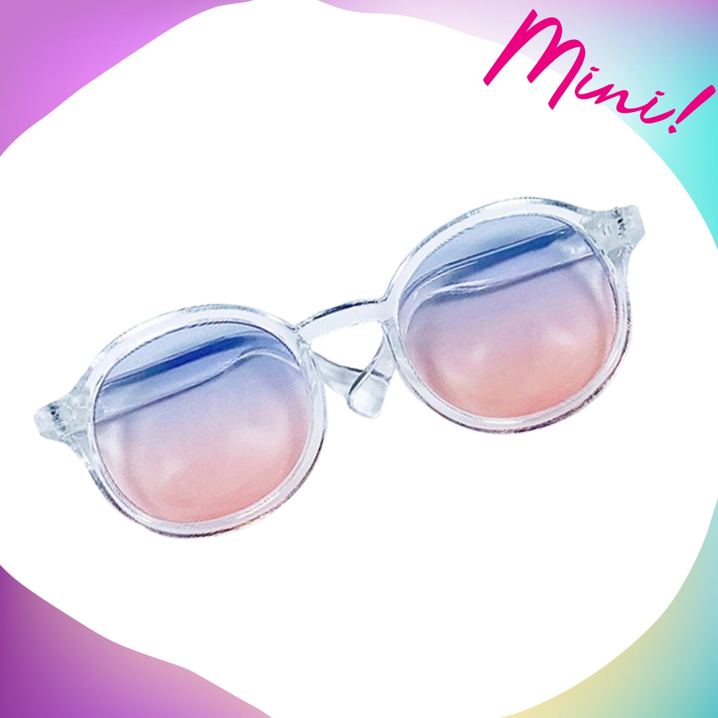 Rainbow Gradient Mini Shades | Pet Fashion Sunglasses | Pet Apparels | Pet Accessories | Dog Sunglasses | Neat Pets Mementos