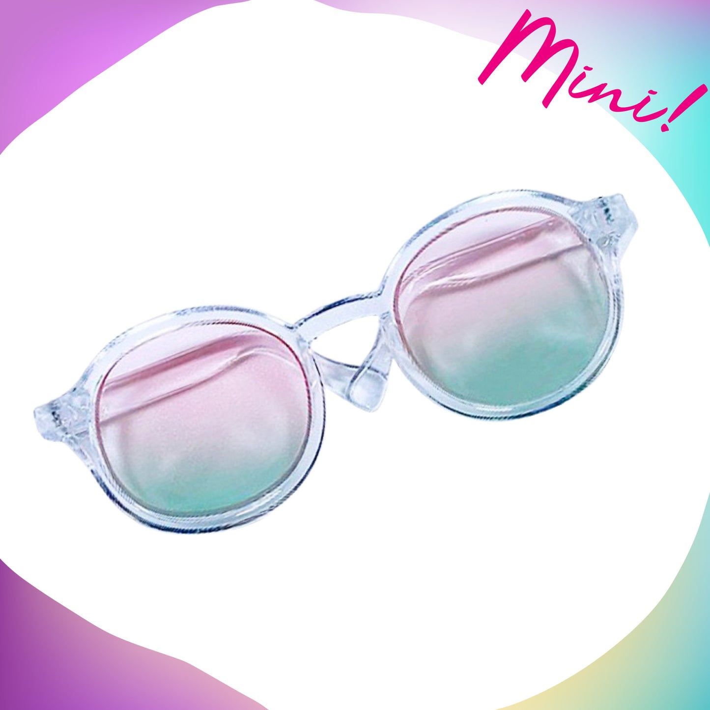 Rainbow Gradient Mini Shades | Pet Fashion Sunglasses | Pet Apparels | Pet Accessories | Dog Sunglasses | Neat Pets Mementos