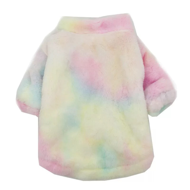 Fluffy Rainbow Jacket