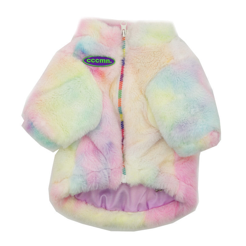 Fluffy Rainbow Jacket