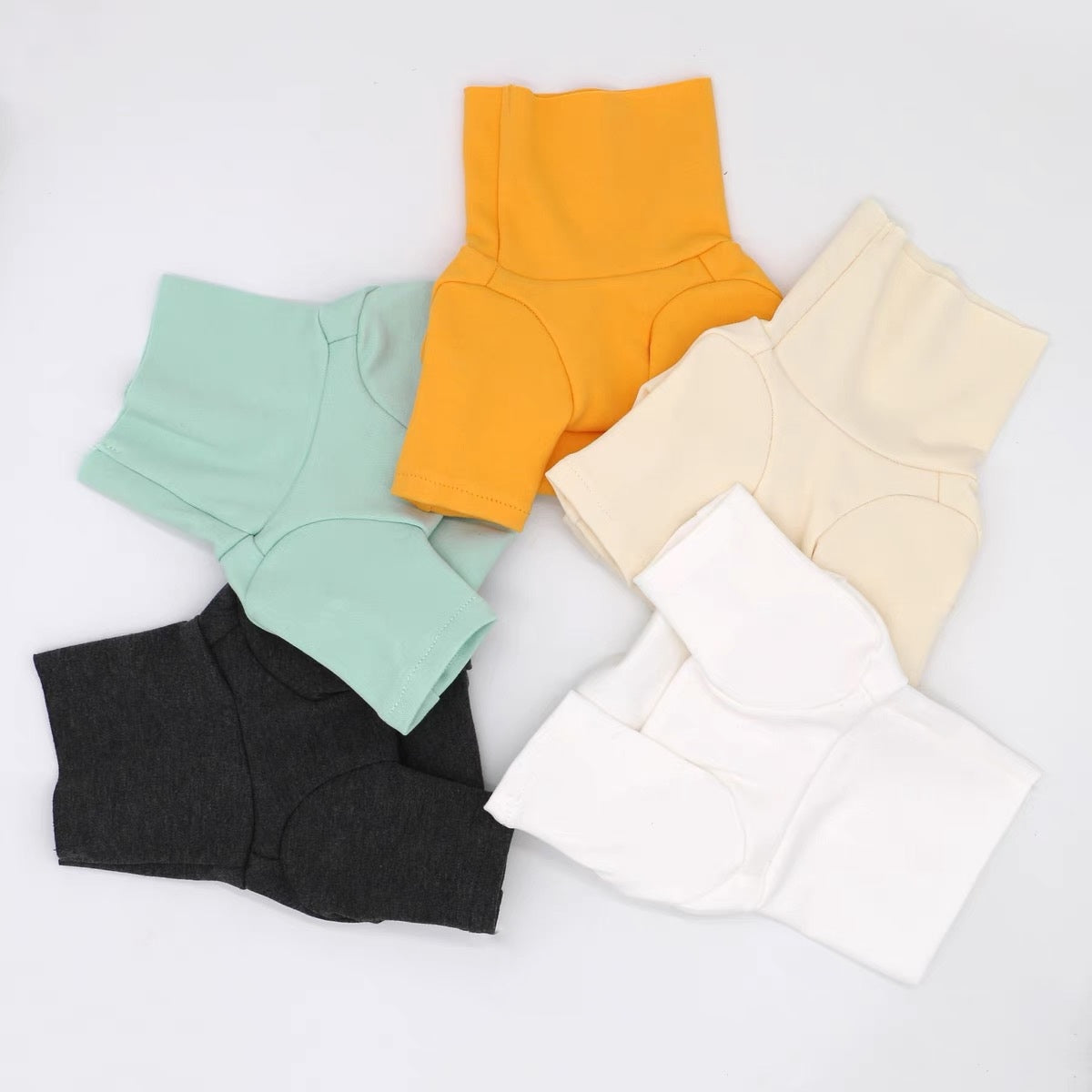 Peru Pima Cotton High-neck Turtleneck Top | Five colour-ways