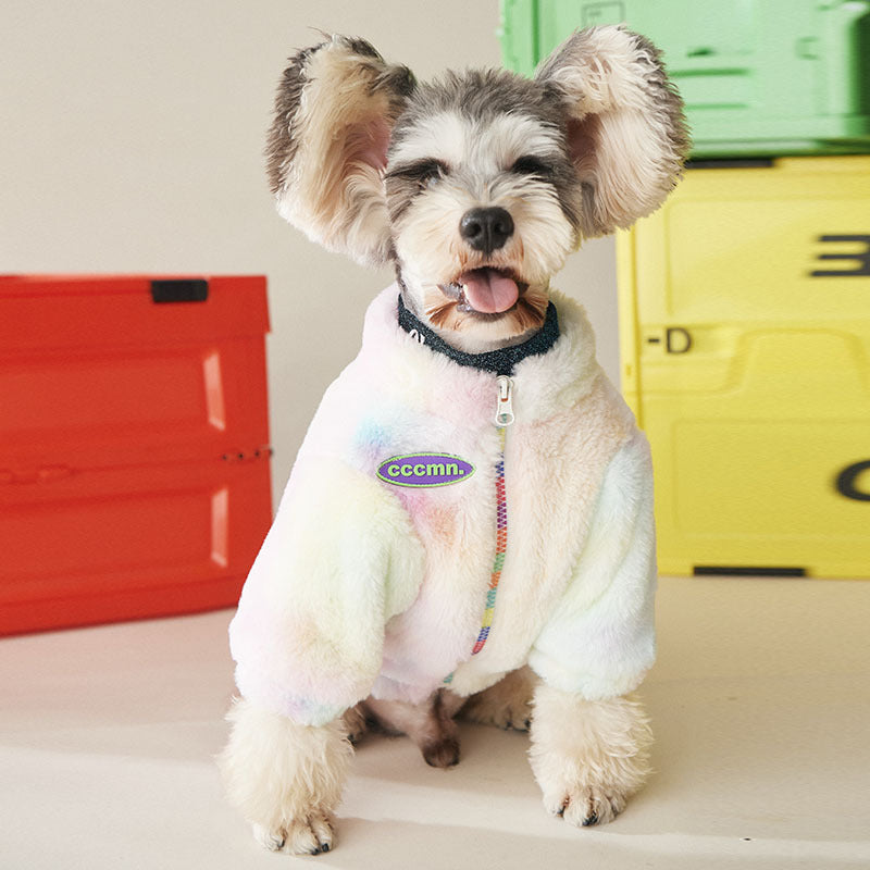 Fluffy Rainbow Jacket